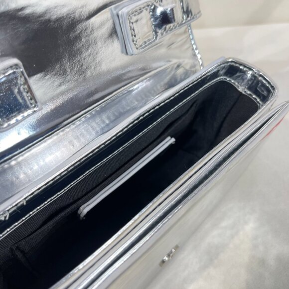 Diesel Silver Simple Brand Logo Shoulder Bag - Picture 9 of 9